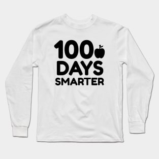 100 Days Smarter - 100 Days Of School Long Sleeve T-Shirt
